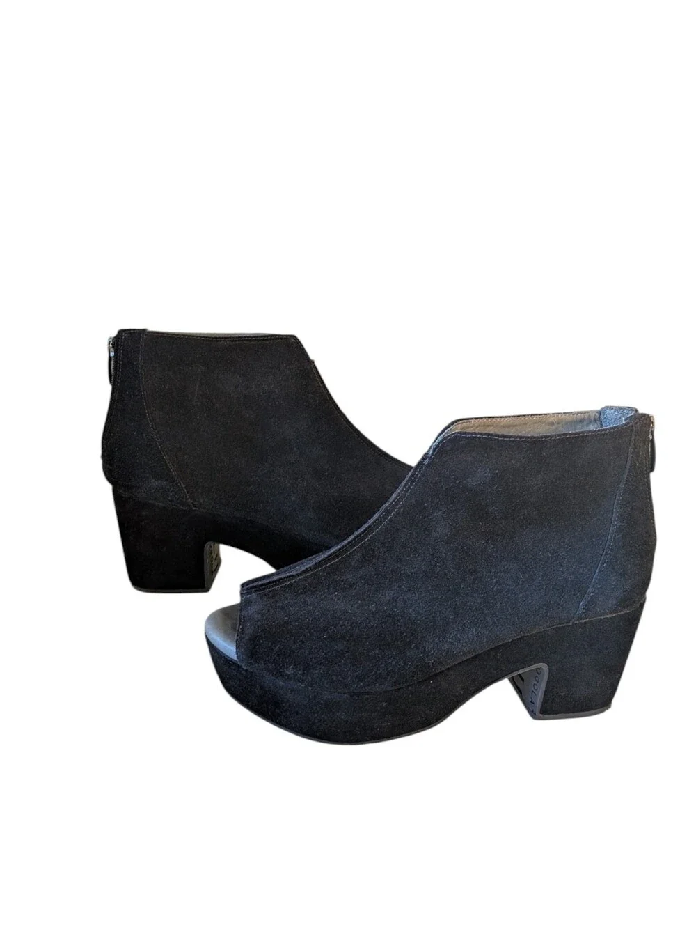 Chocolat Blu Gabe Open Toe Platform Bootie...Size 10